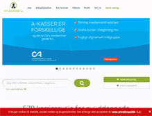 Tablet Screenshot of nyuddannet.dk